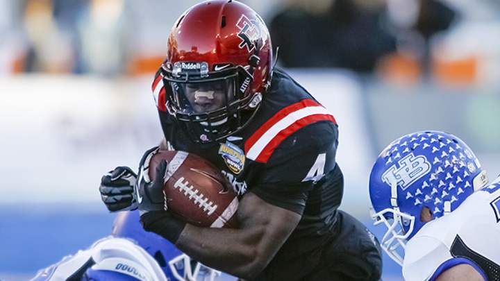 Adam Muema, running back who left combine early, says he's done playing football