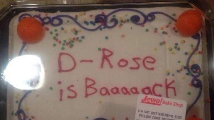 Celebrate the return of Derrick Rose with this $21 cake Celebrate the return of Derrick Rose with this $21 cake