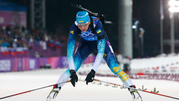 Ukraine wins women's biathlon relay for country's first gold medal