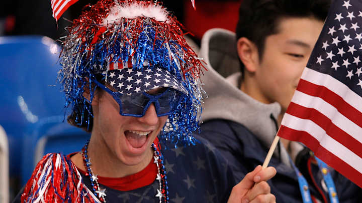 SOCHI SCENE: Jason Brown's patriotic attire