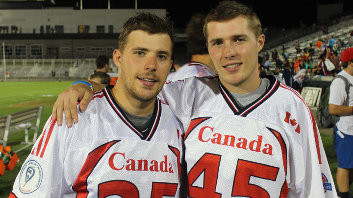 Brotherly bond on full display at World Lacrosse Championships Brotherly bond on full display at World Lacrosse Championships