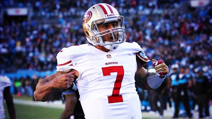 Colin Kaepernick and NaVorro Bowman steal Cam Newton's 'Superman' celebration