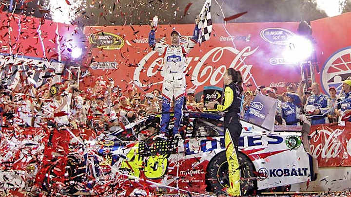 Jimmie Johnson ends season drought with Coca-Cola 600 victory