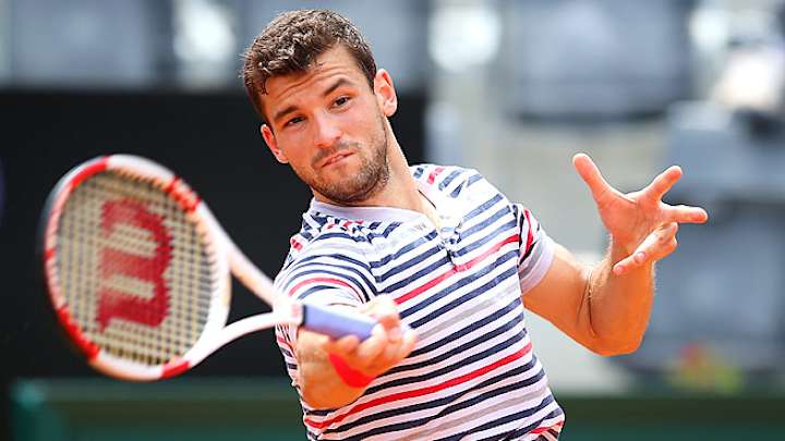 Dimitrov rallies to top Roger-Vasselin, Venus moves on at Italian Open
