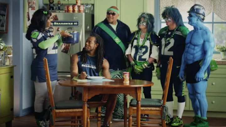 Seahawks' Richard Sherman and his mother star in new Campbell's Chunky soup commercial