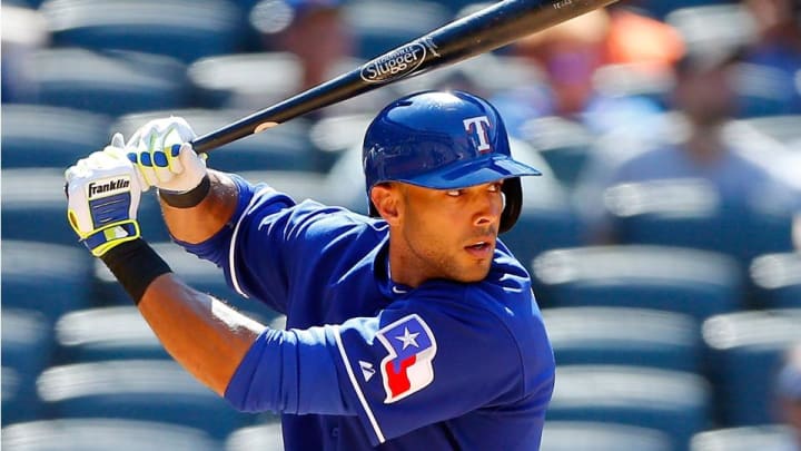 Rangers outfielder Alex Rios leaves Saturday's game with sprained ankle