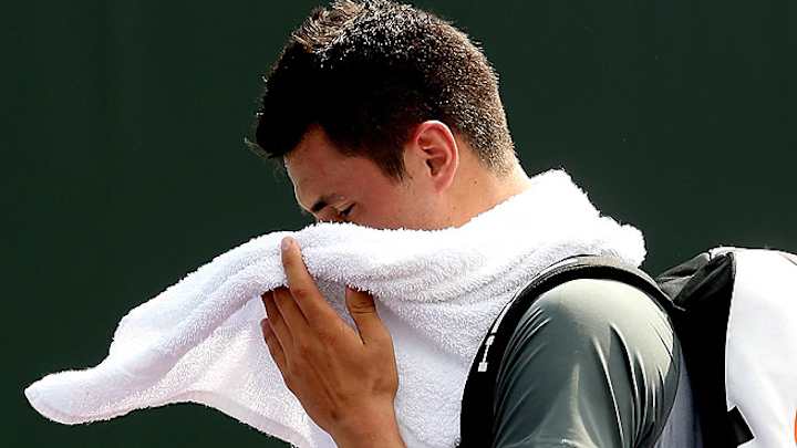 Bernard Tomic loses shortest match on record at Sony Open