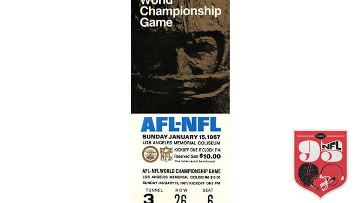 Super Bowl I Ticket