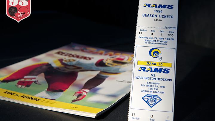 A Ticket from Christmas Eve 1994: The Day the NFL Died in L.A.