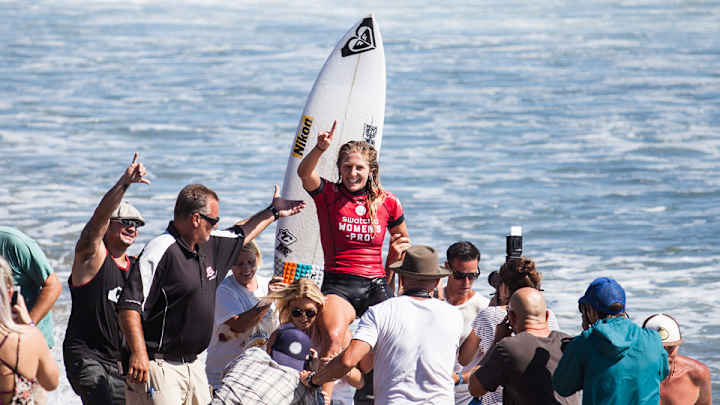 Stephanie Gilmore wins first ever Swatch Pro at Trestles