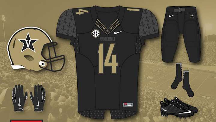 Vanderbilt reveals new, legal uniforms for South Carolina game