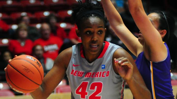 UNM center Ebony Walker suspended after domestic violence arrest