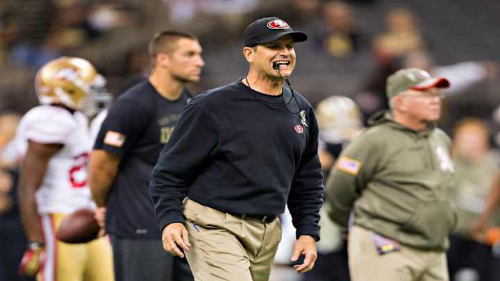 49ers coach Jim Harbaugh: 'I don't worry about my future'