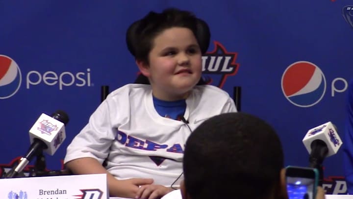DePaul basketball signs 11-year-old with muscular dystrophy DePaul basketball signs 11-year-old with muscular dystrophy