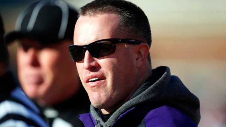 Pat Fitzgerald testifies at Northwestern National Labor Relations Board hearing