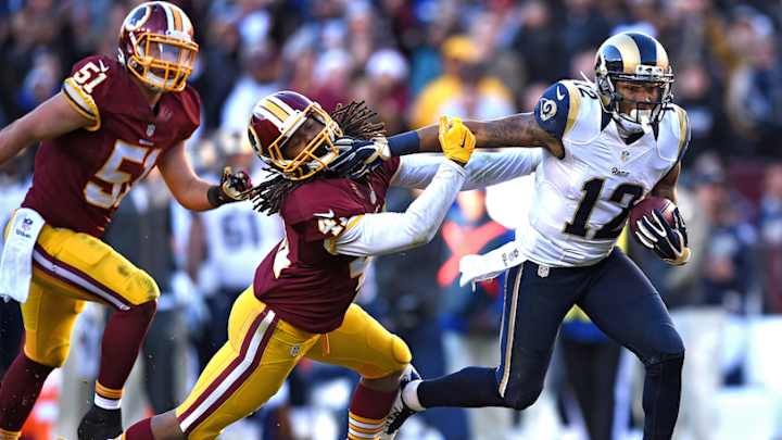 Rams send out RGIII trade haul for coin toss vs. Redskins