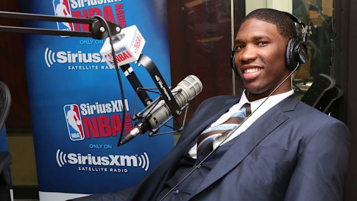 76ers rookie Joel Embiid is wooing Rihanna over Twitter 76ers rookie Joel Embiid is wooing Rihanna over Twitter