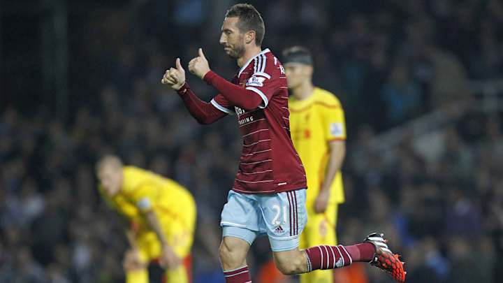 West Ham upsets Liverpool with 3-1 win at Upton Park
