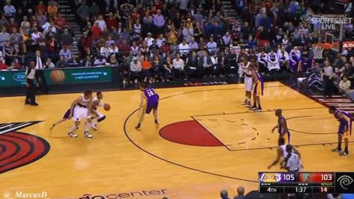 Damian Lillard Called for Traveling, Much to Vulgar Beer-Wielding Fan's Disappointment