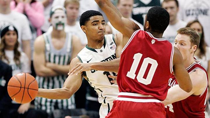 Spartans show resilience in Indiana win, Texas buzzer-beater sinks K-State; more Tuesday hoops Spartans show resilience in Indiana win, Texas buzzer-beater sinks K-State; more Tuesday hoops