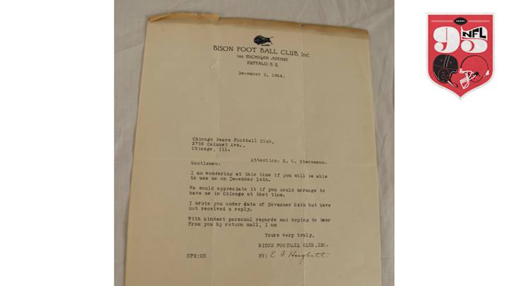 1924 Scheduling Letter Between Rivals