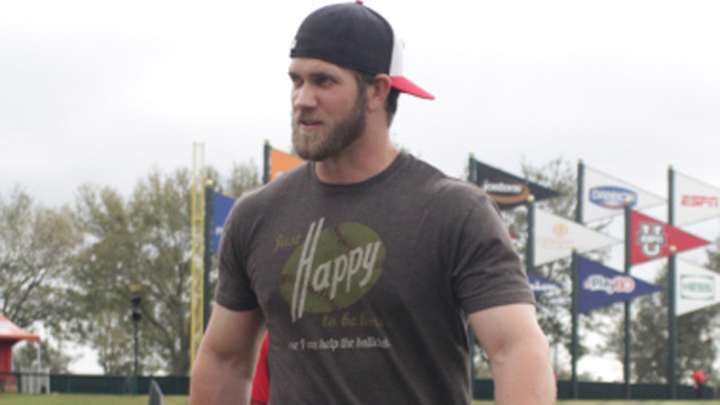 Bryce Harper is in tremendous shape, thanks for asking Bryce Harper is in tremendous shape, thanks for asking