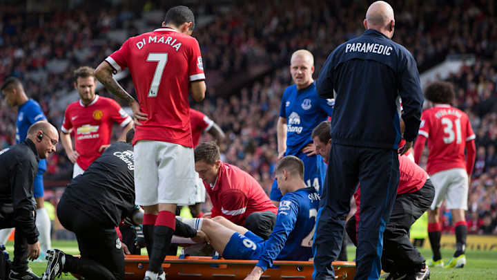 Everton defender John Stones (ankle) could be out eight weeks