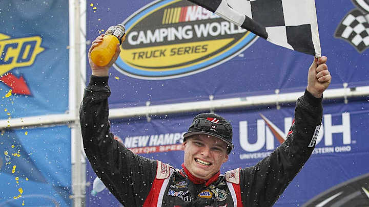 Custer youngest winner at 16 in NASCAR series