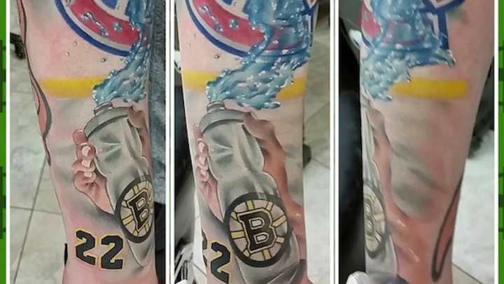 A Bruins Fan Got a Terrible Tattoo Commemorating... Shawn Thornton?