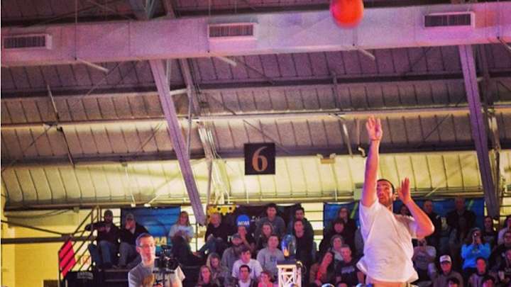 Harding University student gets half tuition for hitting half-court shot