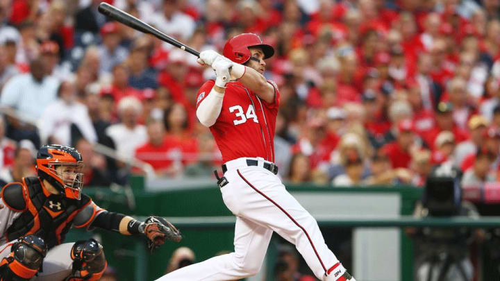 WATCH: Nationals' Bryce Harper sends home run into upper deck WATCH: Nationals' Bryce Harper sends home run into upper deck