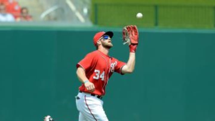 Report: Nationals OF Bryce Harper to take light swings, play catch next week