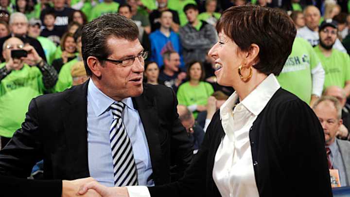 Undefeated UConn, Notre Dame in title game matchup to love and hate