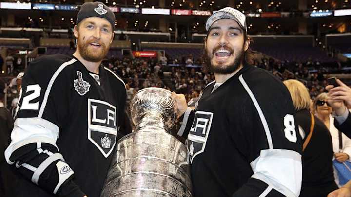 It's Drew Doughty vs. The Simpsons for cartoon supremacy of the world