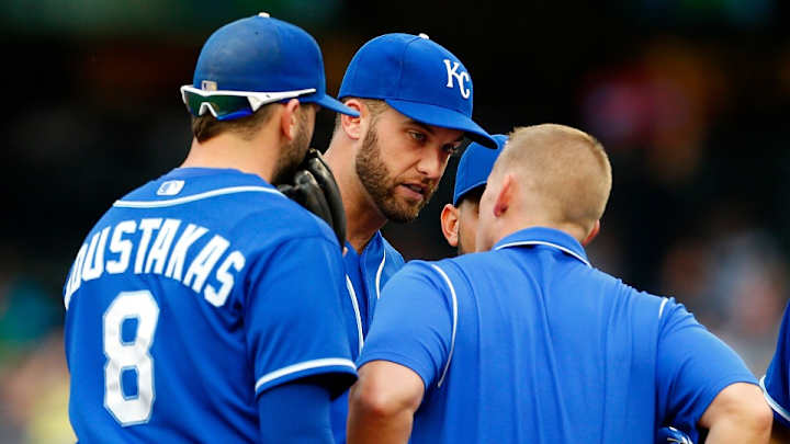 Royals' Danny Duffy leaves start vs. Yankees on Saturday after one pitch