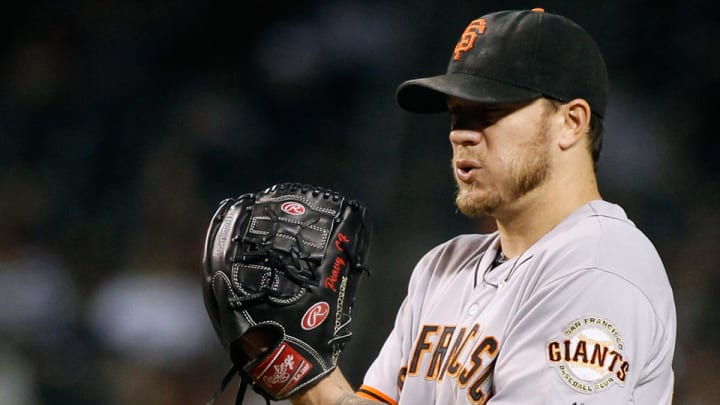 Peavy, Hudson, Bumgarner to open Giants NLDS rotation