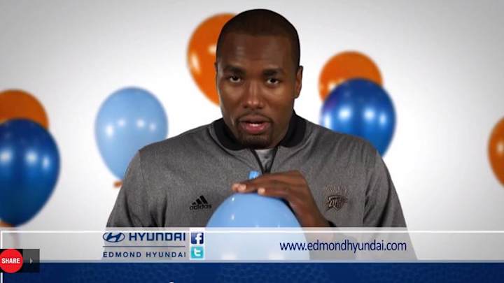 Watch the Thunder inhale helium in this goofy local commercial