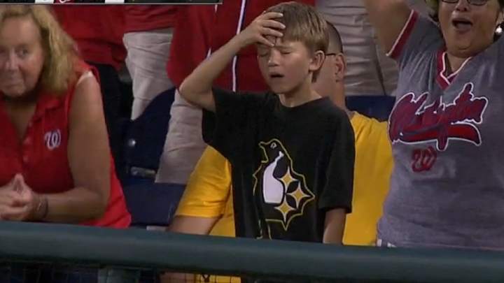 A young Pirates fan goes through every possible emotion while watching team blow a late lead A young Pirates fan goes through every possible emotion while watching team blow a late lead