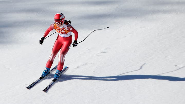 Maze, Gisin win gold in women's Olympic downhill