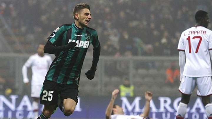 19-year-old Domenico Berardi buries AC Milan with four-goal performance 19-year-old Domenico Berardi buries AC Milan with four-goal performance