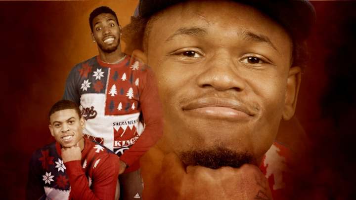 Sacramento Kings take tacky photos in ugly Christmas sweaters Sacramento Kings take tacky photos in ugly Christmas sweaters