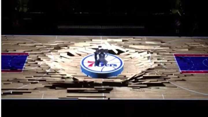 Awesome floor animation is the only good thing about the 76ers Awesome floor animation is the only good thing about the 76ers