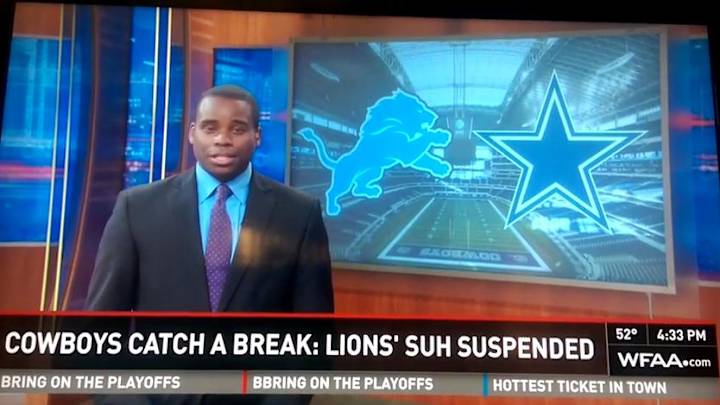 Dallas news anchor absolutely butchers Ndamukong Suh's name Dallas news anchor absolutely butchers Ndamukong Suh's name