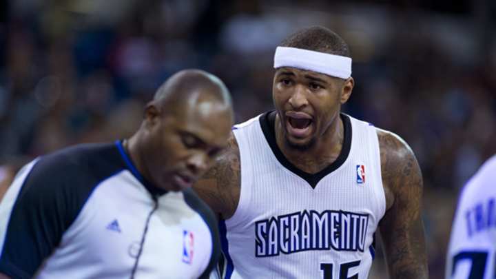 Video: Kings' DeMarcus Cousins screams at official following ejection vs. Rockets