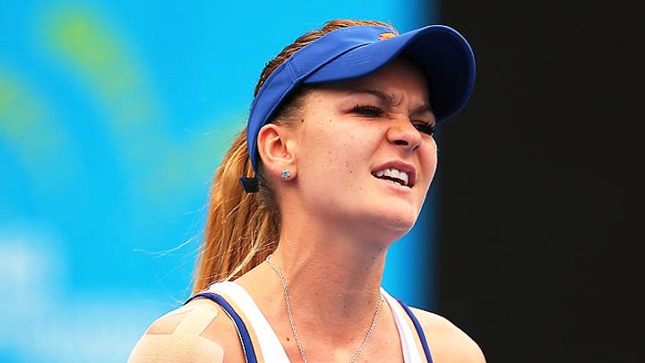 Top-seeded Radwanska upset by Mattek-Sands in Sydney