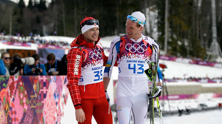 Sunshine-soaked Sochi sees Swiss skiers surge