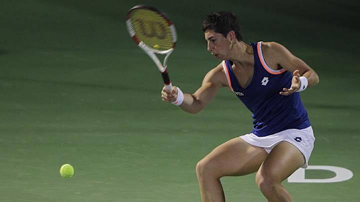 Carla Suarez Navarro into Brazil Cup semis, Monica Niculescu retires