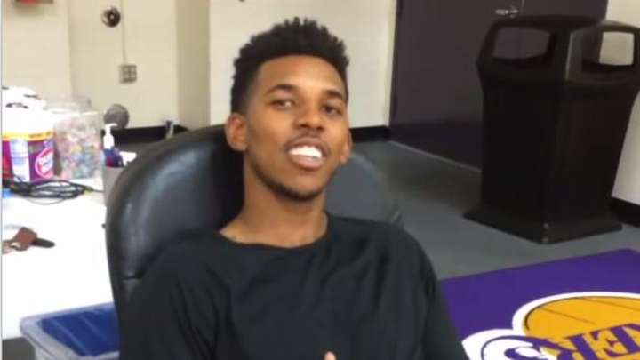Los Angeles Laker Nick Young recites poetry Los Angeles Laker Nick Young recites poetry