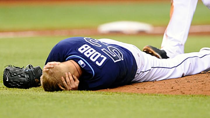 One year later, Alex Cobb still dealing with effects of line drive One year later, Alex Cobb still dealing with effects of line drive