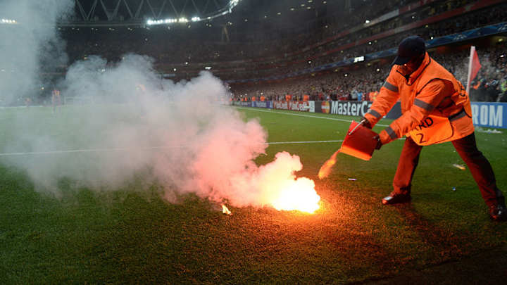UEFA clears Arsenal, fines Galatasaray over Champions League flares UEFA clears Arsenal, fines Galatasaray over Champions League flares